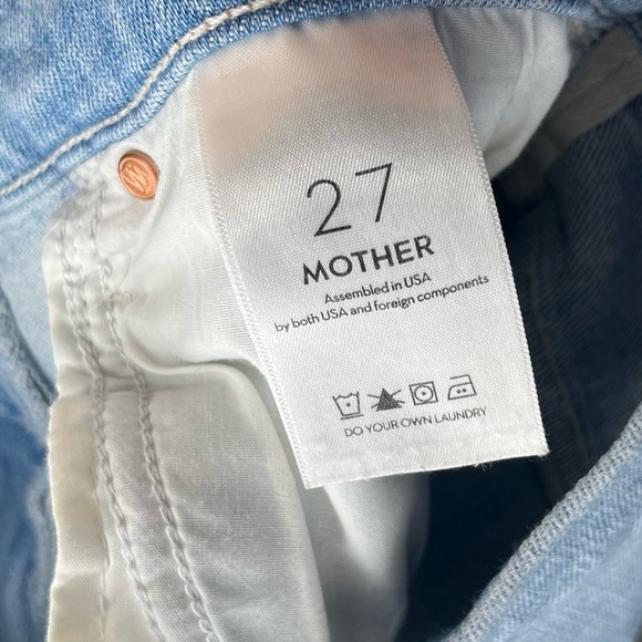 Mother Light Wash High Waisted Tunnel Vision Sneak Sippin’ Sweet Tea - Picture 13 of 16